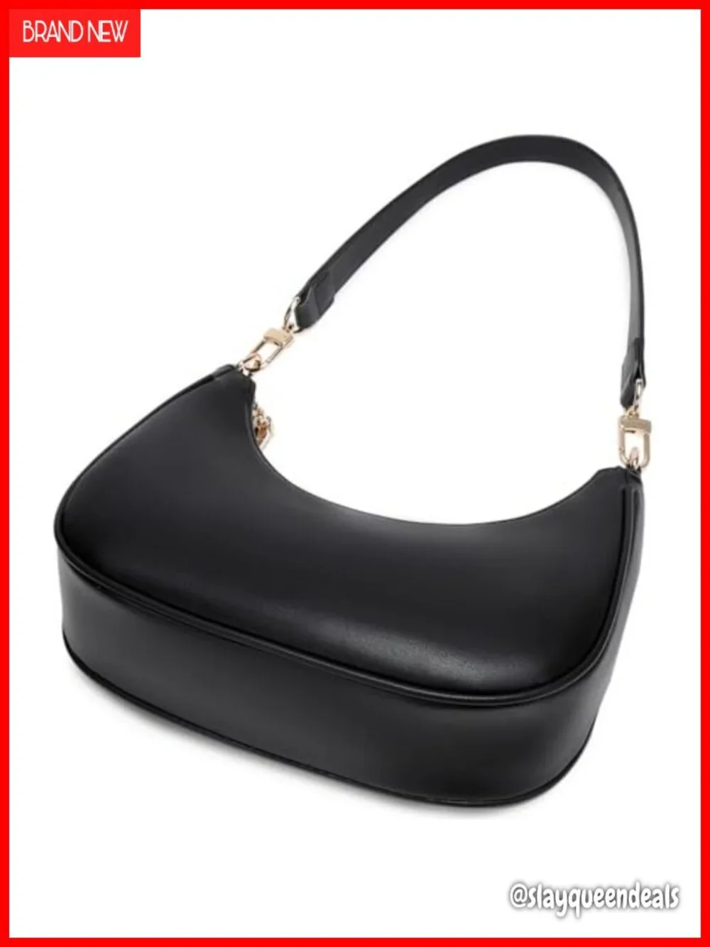 Women's PU Leather Hobo Shoulder Bag Lightweight Underarm Purse with Zipper